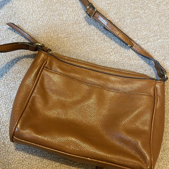 Nine West crossbody purse - brown - zipper - adjustable strap - Picture 8 of 8